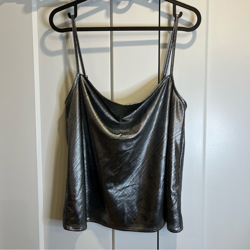 Gentle Fawn Metallic Silver Tank Top - NWT - FREE SHIPPING on Bundles $85+